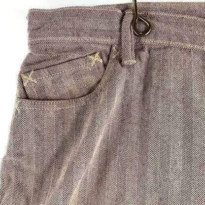【中古品】【メンズ】 EVISU エヴィス ハーフパンツ カモメプリント ヘイリーボーン 156-260522-ny-13-fuz サイズ：W38 カラー：パープル 万代Net店