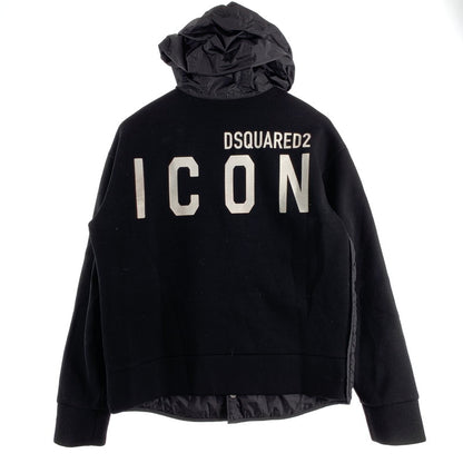 【中古品】【メンズ】 DSQUARED2 ディースクエアード S79DL0028 切替し キルティング ジャケット アウター コート 古着 23年製 141-260524-mh-12-fuz サイズ：42 カラー：ブラック 万代Net店
