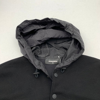 【中古品】【メンズ】 DSQUARED2 ディースクエアード S79DL0028 切替し キルティング ジャケット アウター コート 古着 23年製 141-260524-mh-12-fuz サイズ：42 カラー：ブラック 万代Net店