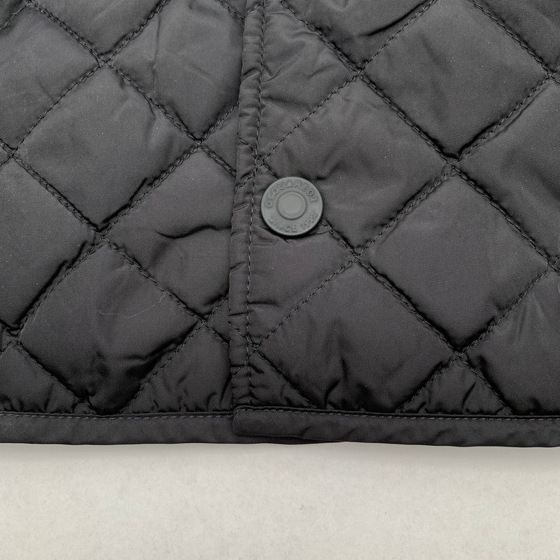 【中古品】【メンズ】 DSQUARED2 ディースクエアード S79DL0028 切替し キルティング ジャケット アウター コート 古着 23年製 141-260524-mh-12-fuz サイズ：42 カラー：ブラック 万代Net店