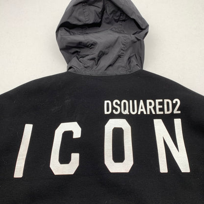 【中古品】【メンズ】 DSQUARED2 ディースクエアード S79DL0028 切替し キルティング ジャケット アウター コート 古着 23年製 141-260524-mh-12-fuz サイズ：42 カラー：ブラック 万代Net店