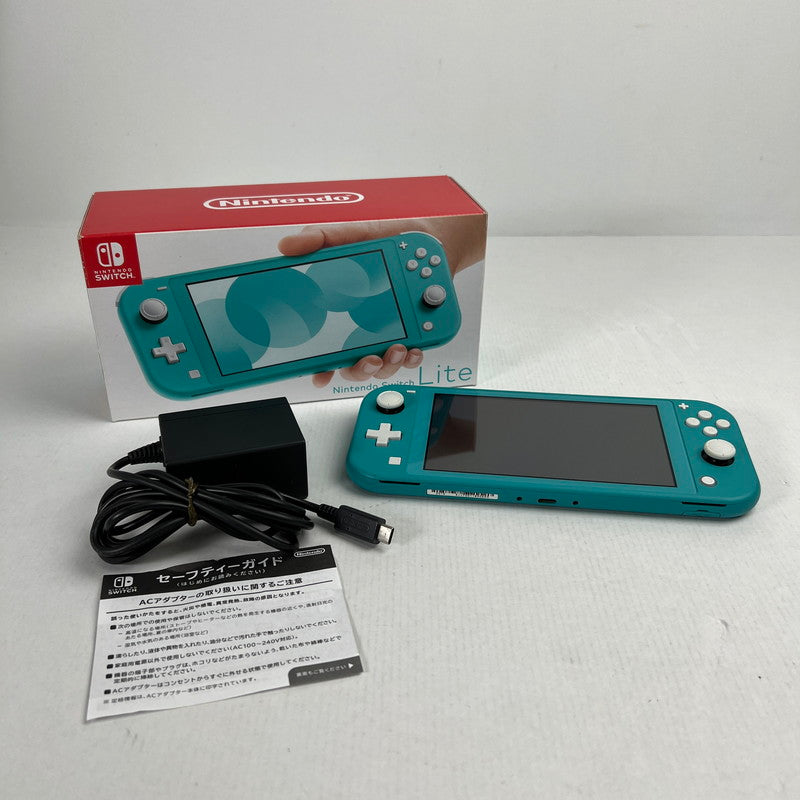 【中古品】 Nintendo Switch Lite ニンテンドー スイッチ ライト 本体 ターコイズ 034-260523-mh-14-fuz 万代Net店
