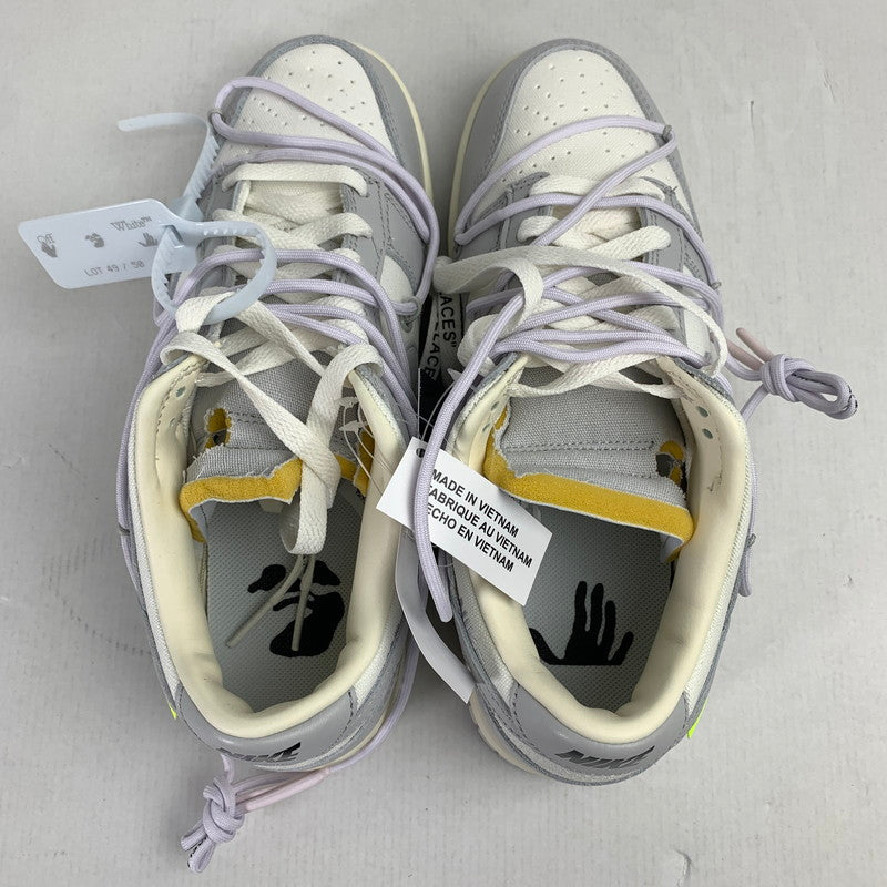 【中古美品】【メンズ】 ナイキ NIKE×OFF-WHITE DM1602-123 DUNK LOW 1 OF 50 "49" メンズ 26.0cm 箱・黒タグ付属 スニーカー 靴 160-260527-io-11-fuzh 万代Net店