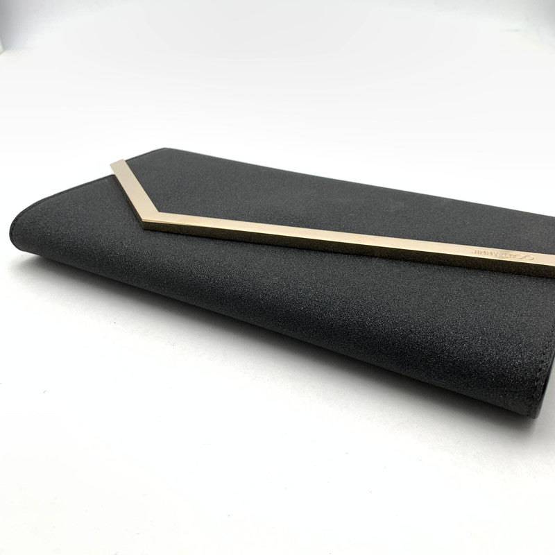 【中古品】【レディース】 JIMMY CHOO ジミーチュウ EMMIE CLUTCH BAG クラッチバッグ パーティバッグ カバン バッグ 180-260524-mh-04-fuz カラー：ブラック 万代Net店