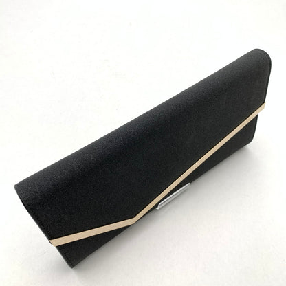 【中古品】【レディース】 JIMMY CHOO ジミーチュウ EMMIE CLUTCH BAG クラッチバッグ パーティバッグ カバン バッグ 180-260524-mh-04-fuz カラー：ブラック 万代Net店