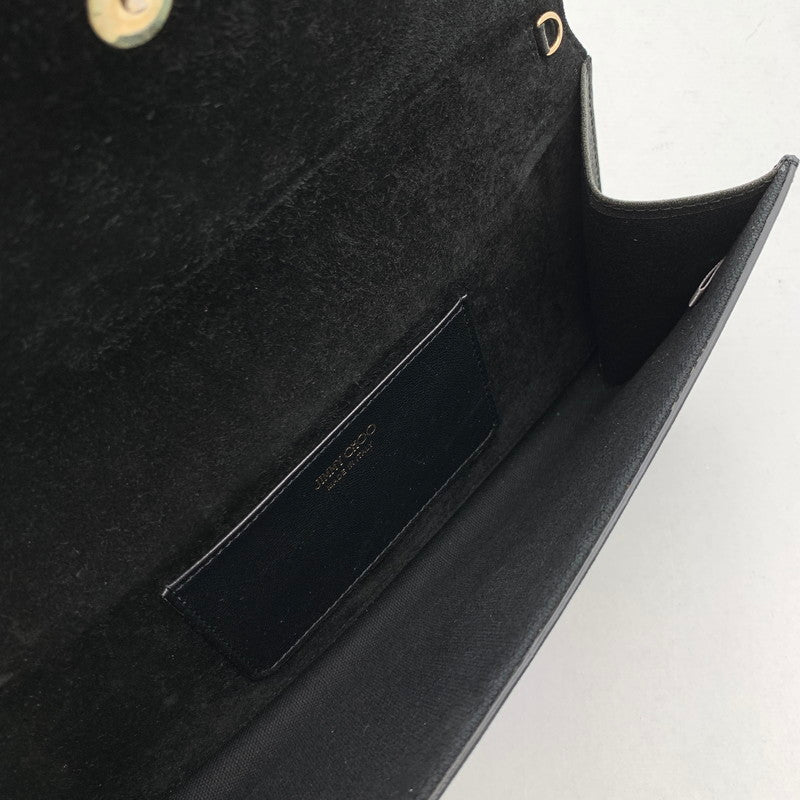 【中古品】【レディース】 JIMMY CHOO ジミーチュウ EMMIE CLUTCH BAG クラッチバッグ パーティバッグ カバン バッグ 180-260524-mh-04-fuz カラー：ブラック 万代Net店