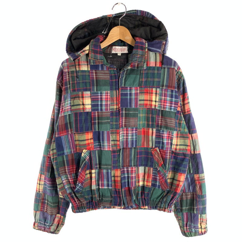 【中古品】【メンズ】 MONOGRAM ジャケット USA製 モノグラム アウター ブランド 古着 その他アウター 145-260523-gm-10-fuzh サイズ：L カラー：マルチカラー 万代Net店
