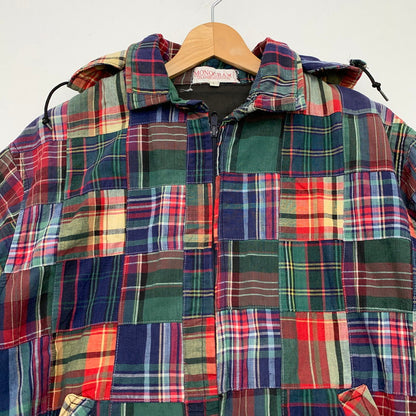 【中古品】【メンズ】 MONOGRAM ジャケット USA製 モノグラム アウター ブランド 古着 その他アウター 145-260523-gm-10-fuzh サイズ：L カラー：マルチカラー 万代Net店