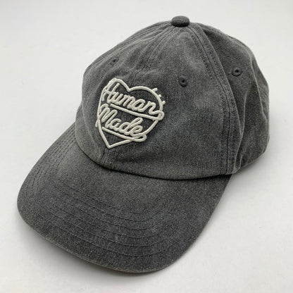 【中古品】【メンズ】 HUMAN MADE ヒューマンメイド 6 PANEL CAP ハート 刺繍 ベースボール キャップ 帽子 185-260524-mh-14-fuz カラー：グレー 万代Net店