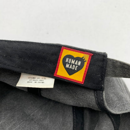 【中古品】【メンズ】 HUMAN MADE ヒューマンメイド 6 PANEL CAP ハート 刺繍 ベースボール キャップ 帽子 185-260524-mh-14-fuz カラー：グレー 万代Net店