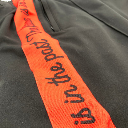 【中古品】【メンズ】 HUMAN MADE ヒューマンメイド TRACK PANTS トラックパンツ REDライン 153-260522-ny-14-fuz サイズ：L カラー：ブラック 万代Net店