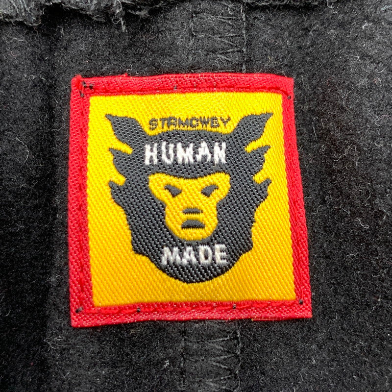 【中古品】【メンズ】 HUMAN MADE ヒューマンメイド TRACK PANTS トラックパンツ REDライン 153-260522-ny-14-fuz サイズ：L カラー：ブラック 万代Net店