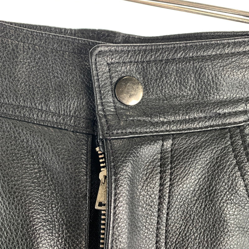 【中古品】【レディース】 PERCENT パーセント レザーパンツ BLACK レディース SIZE:65表記 レザー パンツ ズボン 171-260529-io-02-fuzh 万代Net店