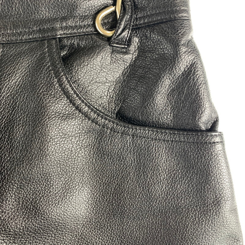 【中古品】【レディース】 PERCENT パーセント レザーパンツ BLACK レディース SIZE:65表記 レザー パンツ ズボン 171-260529-io-02-fuzh 万代Net店