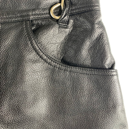 【中古品】【レディース】 PERCENT パーセント レザーパンツ BLACK レディース SIZE:65表記 レザー パンツ ズボン 171-260529-io-02-fuzh 万代Net店