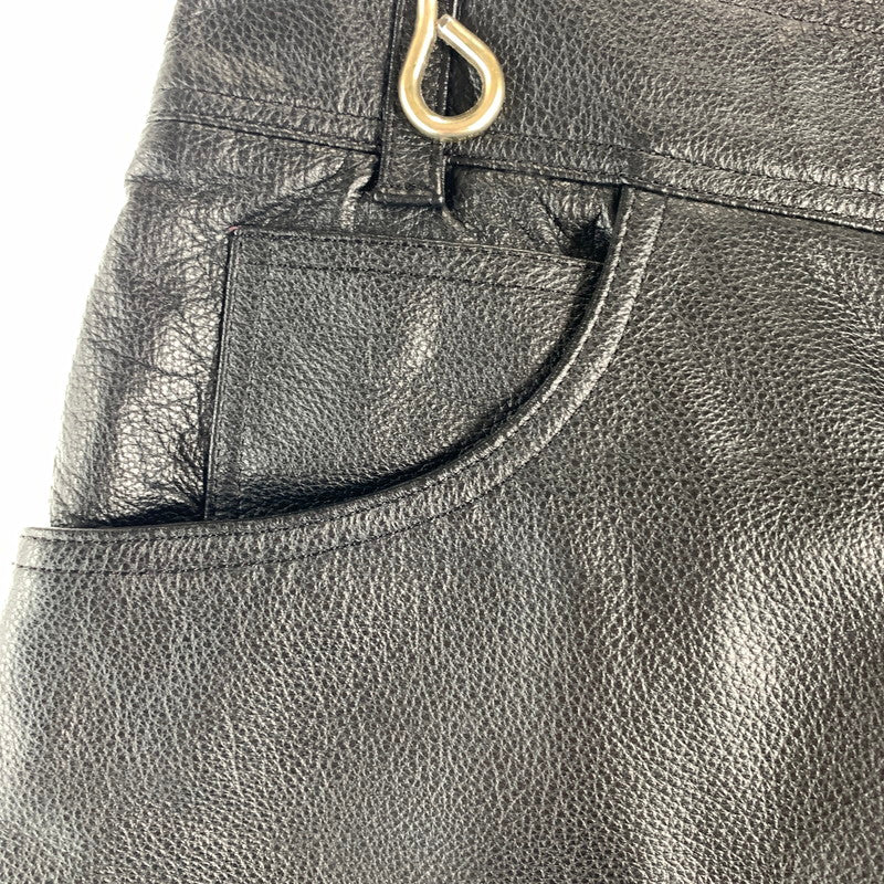 【中古品】【レディース】 PERCENT パーセント レザーパンツ BLACK レディース SIZE:65表記 レザー パンツ ズボン 171-260529-io-02-fuzh 万代Net店