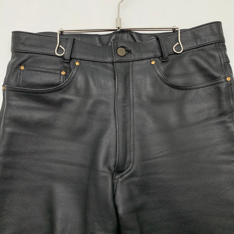 【中古品】【メンズ】 ROOKIE レザーパンツ ブランド パンツ ボトムス その他パンツ 156-260523-gm-01-fuzh サイズ：LL カラー：ブラック 万代Net店