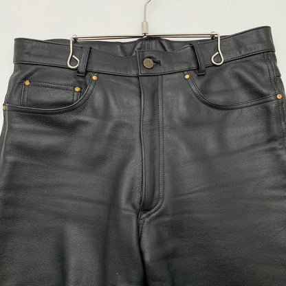 【中古品】【メンズ】 ROOKIE レザーパンツ ブランド パンツ ボトムス その他パンツ 156-260523-gm-01-fuzh サイズ：LL カラー：ブラック 万代Net店