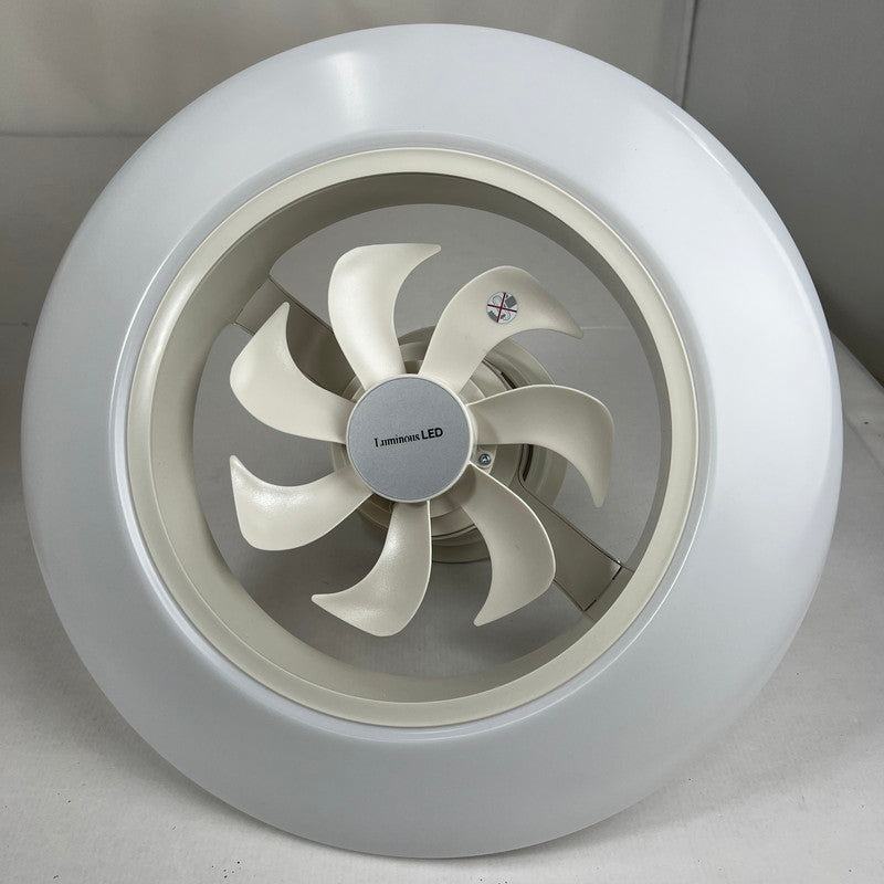 【中古美品】 ドウシシャ ルミナス LED シーリングファン 8畳用　DLLC-08EC 風の出る照明 101-260529-ky-21-fuz 万代Net店