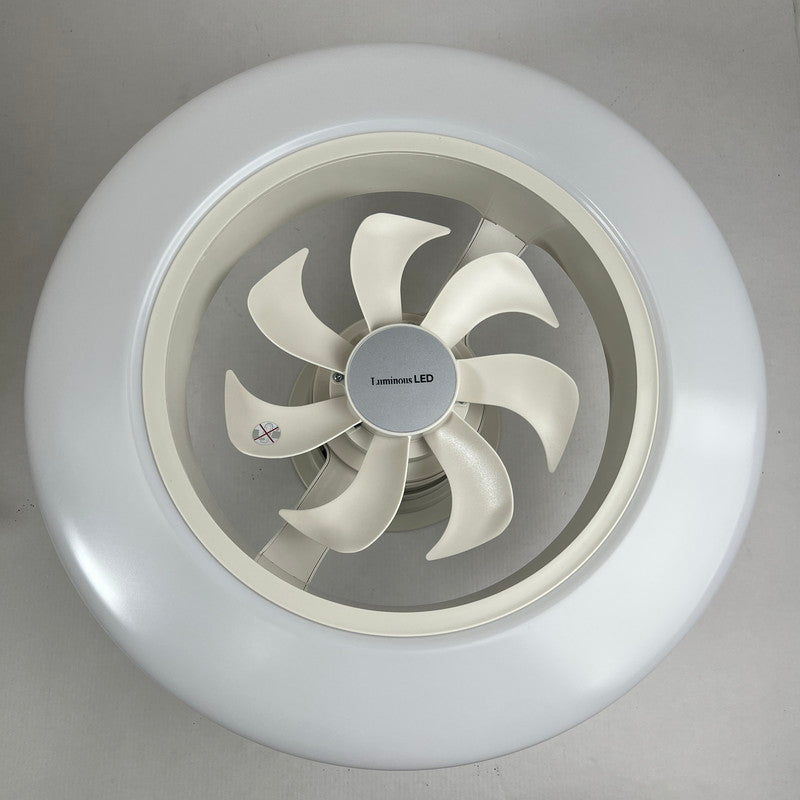 【中古美品】 ドウシシャ ルミナス LED シーリングファン 8畳用　DLLC-08EC 風の出る照明 101-260529-ky-20-fuz 万代Net店