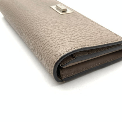 【中古品】【レディース】 FENDI ピーカブー 長財布 フェンディ ブランド ウォレット 財布 181-260523-gm-17-fuzh カラー：グレージュ 万代Net店