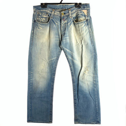 【中古品】【メンズ】 REPLAY デニムパンツ ジーンズ ボトムス ブランド 古着 151-260523-gm-04-fuzh サイズ：36 カラー：ライトブルー 万代Net店