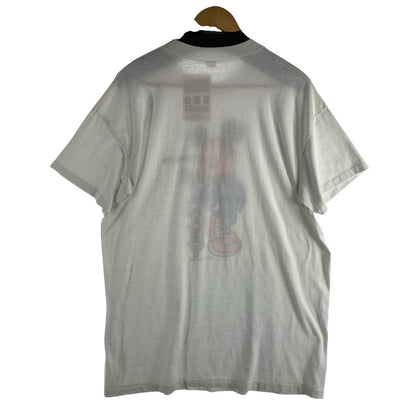 【中古品】【メンズ】 90s USED 半袖Tシャツ ミッキー シングルステッチ カットソー ブランド 古着 145-260523-gm-05-fuzh サイズ：不明 カラー：ホワイト 万代Net店