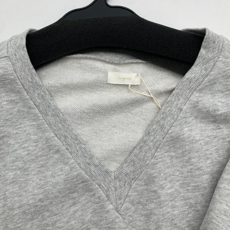 【中古美品】【レディース】 UNGRID アングリッド スウェット ライトグレー SIZE:04(L) 170-260702-io-17-fuzh 万代Net店