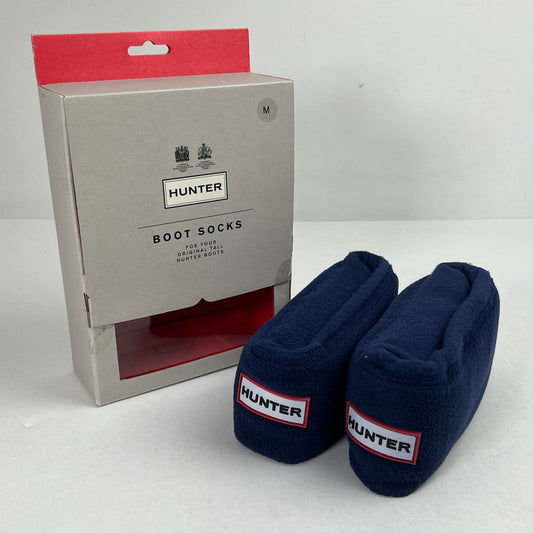【中古品】【レディース】 HUNTER ハンター BOOT SOCKS ブーツ 長靴 ソックス インナー NAVY/SIZE:M ※箱に傷みあり 208-260911-io-13-fuzh カラー：ネイビー 万代Net店