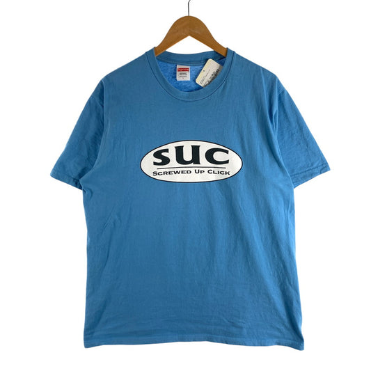 【中古品】【メンズ】 SUPREME×DJ SCREW SUC SS TEE シュプリーム×DJスクリュー 半袖Tシャツ カットソー ブランド 古着 149-260524-gm-18-fuz サイズ：L カラー：ブルー 万代Net店