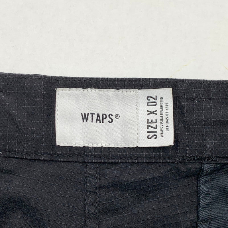 【中古品】【メンズ】 WTAPS 211TQDT-PTM01 21SS TUCK 01 TROUSERS ダブルタップス タックトラウザー パンツ ボトムス ブランド 古着 153-260606-gm-23-fuz サイズ：02 カラー：ブラック 万代Net店