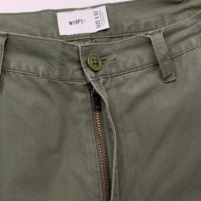 【中古品】【メンズ】 WTAPS 221WVDT-PTM02 22SS JUNGLE STOCK TROUSERS ダブルタップス ジャングルストックトラウザー パンツ ボトムス ブランド 古着 153-260606-gm-24-fuz サイズ：02 カラー：カーキ 万代Net店