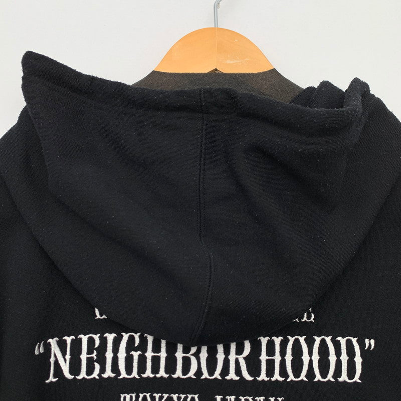 【中古品】【メンズ】 NEIGHBORHOOD 181UWNH-CSM06 18SS PAP EC-HOODED.LS ネイバーフッド 18SS パーカー フーディ ブランド 古着 142-260614-gm-14-fuz サイズ：L カラー：ブラック 万代Net店