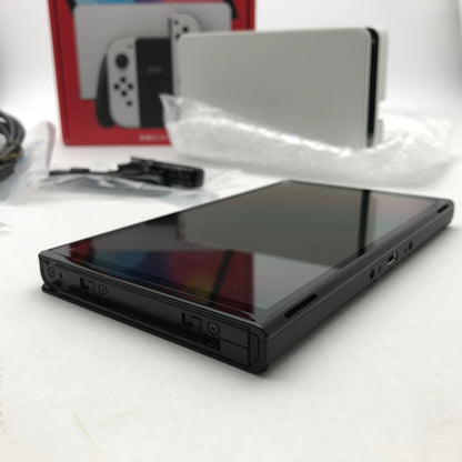 【中古品】 Nintendo Switch(有機ELモデル) Joy-Con(L) (R) ホワイト 箱傷み 034-260528-MO-03-fuz 万代Net店