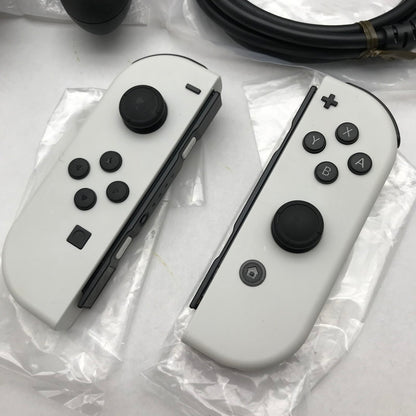 【中古品】 Nintendo Switch(有機ELモデル) Joy-Con(L) (R) ホワイト 箱傷み 034-260528-MO-03-fuz 万代Net店
