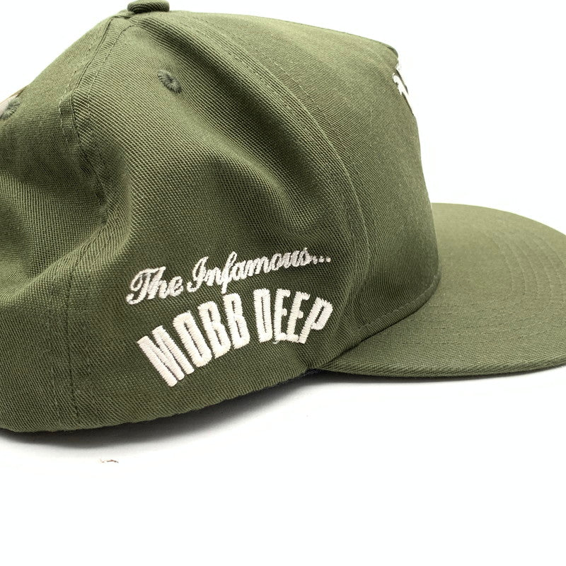 【中古品】【メンズ/レディース】 SUPREME×MOOD DEEP DRAGON 5 PANEL CAP 22SS シュプリーム × モブ・ディープ 5パネルキャップ ブランド 帽子 185-260530-gm-13-fuz サイズ：F カラー：カーキ 万代Net店