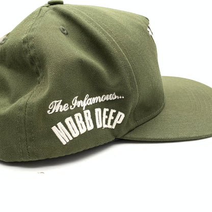 【中古品】【メンズ/レディース】 SUPREME×MOOD DEEP DRAGON 5 PANEL CAP 22SS シュプリーム × モブ・ディープ 5パネルキャップ ブランド 帽子 185-260530-gm-13-fuz サイズ：F カラー：カーキ 万代Net店
