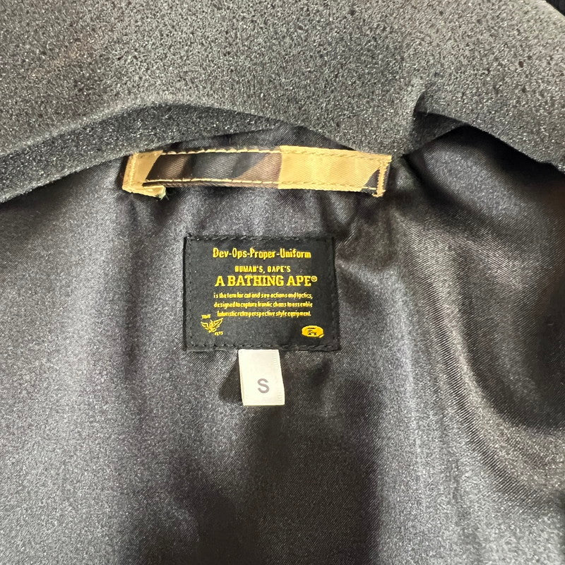 【中古品】【メンズ】 A BATHING APE ア ベイシング エイプ 001HJD301009X 1ST CAMO SHARK MA-1 シャーク エムエーワン ジャケット アウター コート 古着 142-260603-mh-12-fuz サイズ：S カラー：カモ 万代Net店