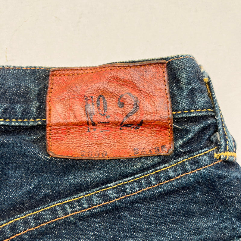 【中古品】【メンズ】 EVISU エヴィス LOT.2000 NO.2 DENIM PANTS INDIGO デニム パンツ ジーンズ ボトムス 古着 151-260603-mh-14-fuz サイズ：28×36 カラー：インディゴ 万代Net店