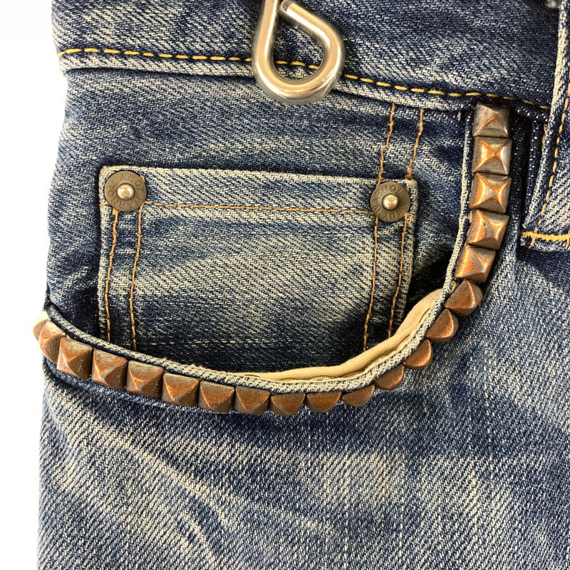 【中古品】【メンズ】 HYSTERIC GLAMOUR×ANDY WARHOL ヒステリックグラマー×アンディ・ウォーホル 151-260603-ny-09-fuzh サイズ：XS カラー：インディゴ 万代Net店