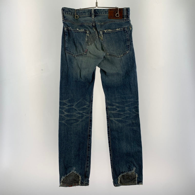 【中古品】【メンズ】 HYSTERIC GLAMOUR ヒステリックグラマー 0203AP10 HSR加工 151-260603-ny-06-fuzh サイズ：28 カラー：インディゴ 万代Net店