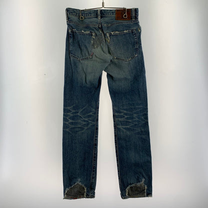 【中古品】【メンズ】 HYSTERIC GLAMOUR ヒステリックグラマー 0203AP10 HSR加工 151-260603-ny-06-fuzh サイズ：28 カラー：インディゴ 万代Net店