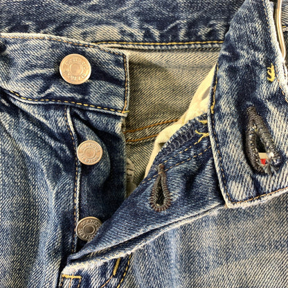 【中古品】【メンズ】 HYSTERIC GLAMOUR ヒステリックグラマー 0203AP10 HSR加工 151-260603-ny-06-fuzh サイズ：28 カラー：インディゴ 万代Net店