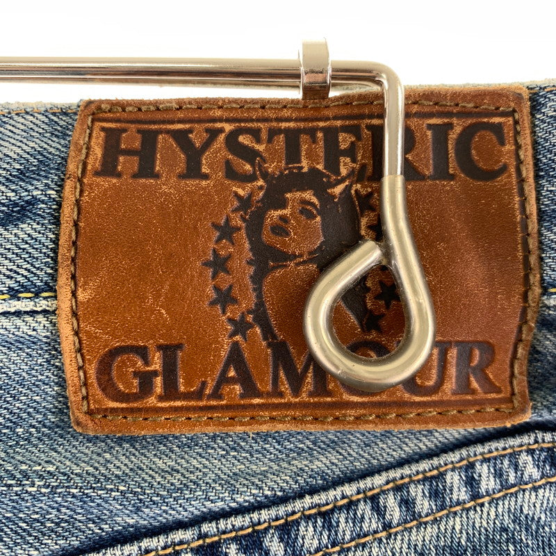 【中古品】【メンズ】 HYSTERIC GLAMOUR ヒステリックグラマー 0203AP10 HSR加工 151-260603-ny-06-fuzh サイズ：28 カラー：インディゴ 万代Net店