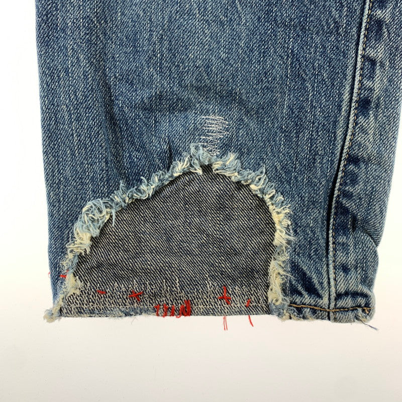 【中古品】【メンズ】 HYSTERIC GLAMOUR ヒステリックグラマー 0203AP10 HSR加工 151-260603-ny-06-fuzh サイズ：28 カラー：インディゴ 万代Net店