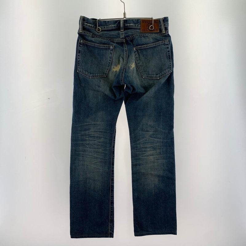 【中古品】【メンズ】 HYSTERIC GLAMOUR ヒステリックグラマー 0224AP07 リメイク風 151-260603-ny-08-fuzh サイズ：28 カラー：インディゴ 万代Net店