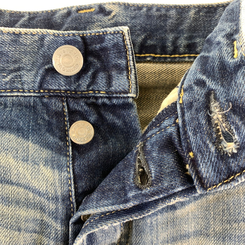 【中古品】【メンズ】 HYSTERIC GLAMOUR ヒステリックグラマー 0224AP07 リメイク風 151-260603-ny-08-fuzh サイズ：28 カラー：インディゴ 万代Net店