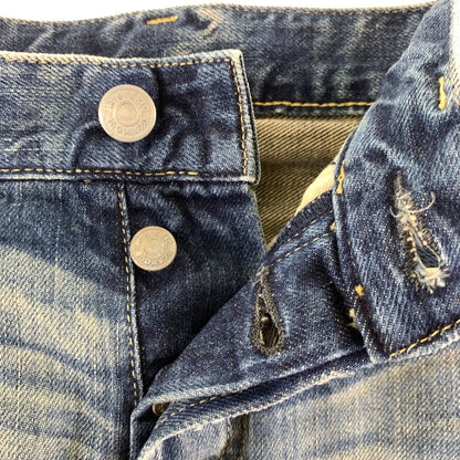 【中古品】【メンズ】 HYSTERIC GLAMOUR ヒステリックグラマー 0224AP07 リメイク風 151-260603-ny-08-fuzh サイズ：28 カラー：インディゴ 万代Net店