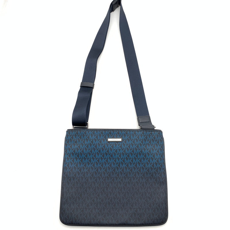 【中古品】【レディース】 MICHAEL KORS マイケルコース MKシグネチャー ショルダーバッグ ブランド バッグ カバン 180-260530-gm-15-fuz カラー：ブルー ブラック 万代Net店