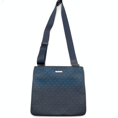 【中古品】【レディース】 MICHAEL KORS マイケルコース MKシグネチャー ショルダーバッグ ブランド バッグ カバン 180-260530-gm-15-fuz カラー：ブルー ブラック 万代Net店